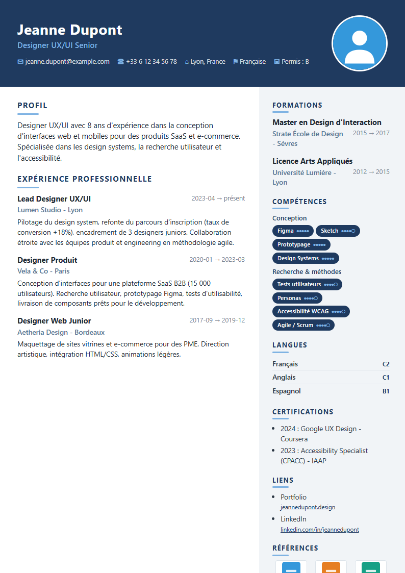 Preview of the Corporate Banner template