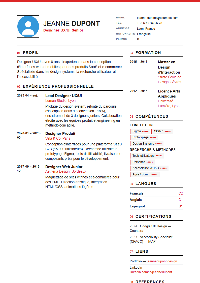 Preview of the Swiss Grid template